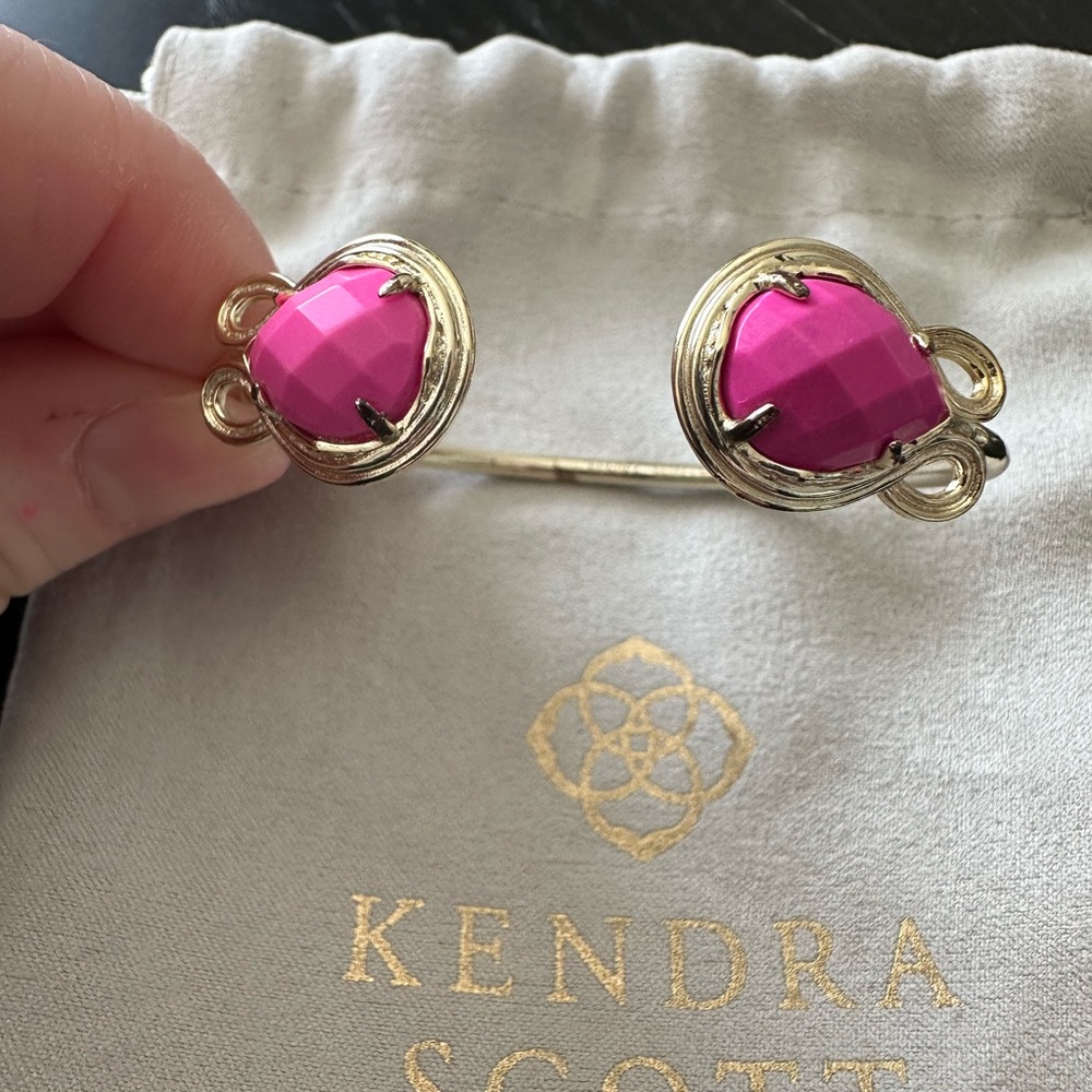 Kendra Scott Gold and Pink Bracelet